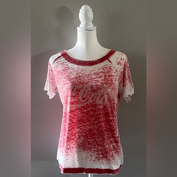 Coca-Cola Shirt, open back, Medium, purchased at boutique, women’s, SUPER CUTE - Picture 2 of 7